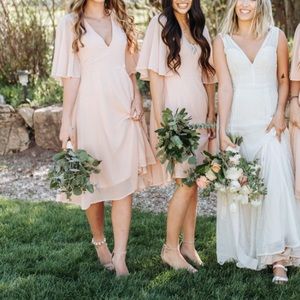 Flutter Sleeve Dress from Boohoo